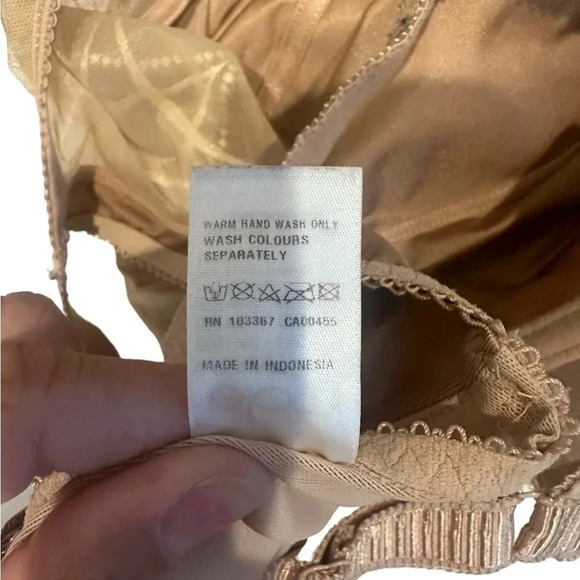 ELOMI CATE SIDE SUPPORT UNDERWIRE BRA 36L NUDE FULL COVERAGE bundle of 3 - Picture 6 of 10